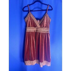 New Sexy Womens Velvet Dress Beautiful Elegant Wedding Size L/XL Vacation Cruise